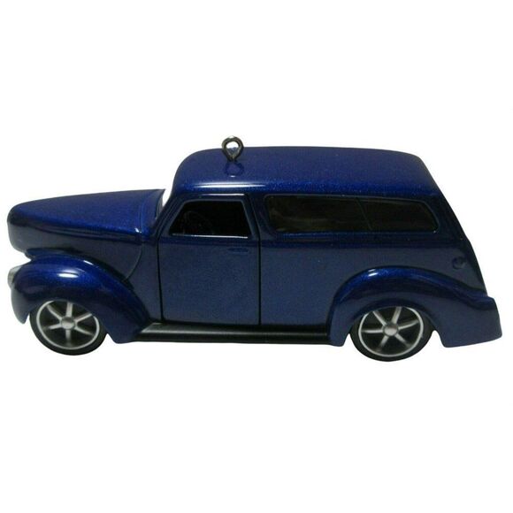 1940 FORD Hallmark Keepsake Ornament Blue Die Cast Metal 2018 Keepsake Kustoms - Picture 6 of 8